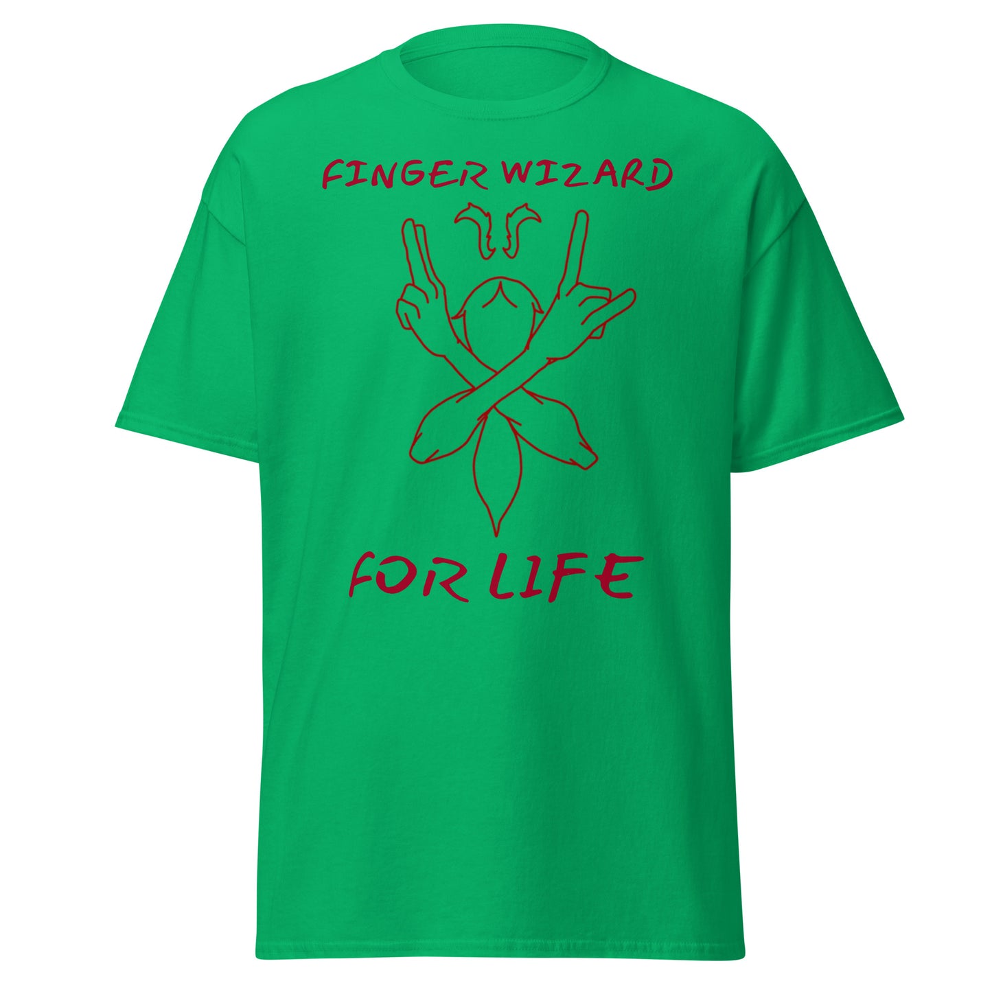 Finger Wizard For Life Men's classic tee