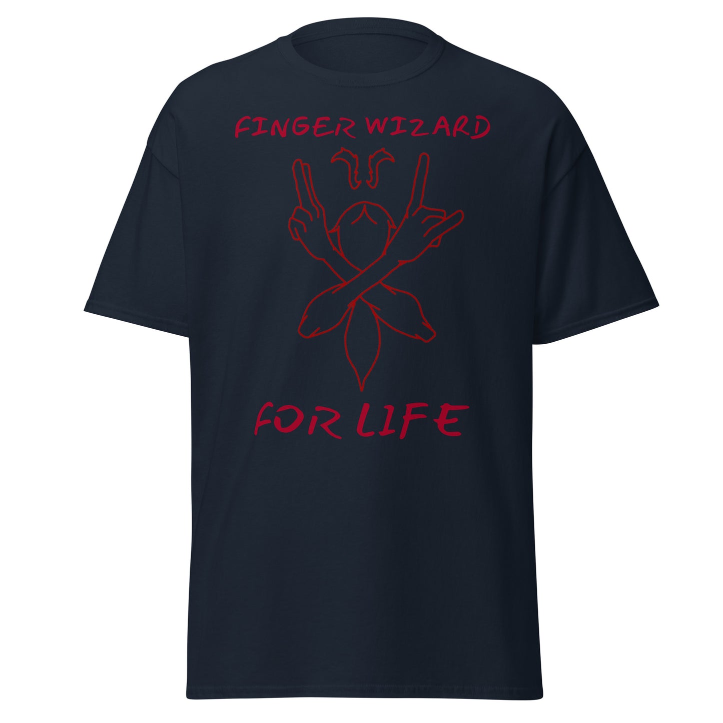 Finger Wizard For Life Men's classic tee